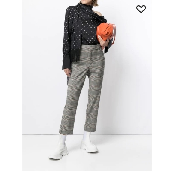 MONSE Long Sleeve Tie Neck Fringe - Picture 9 of 17